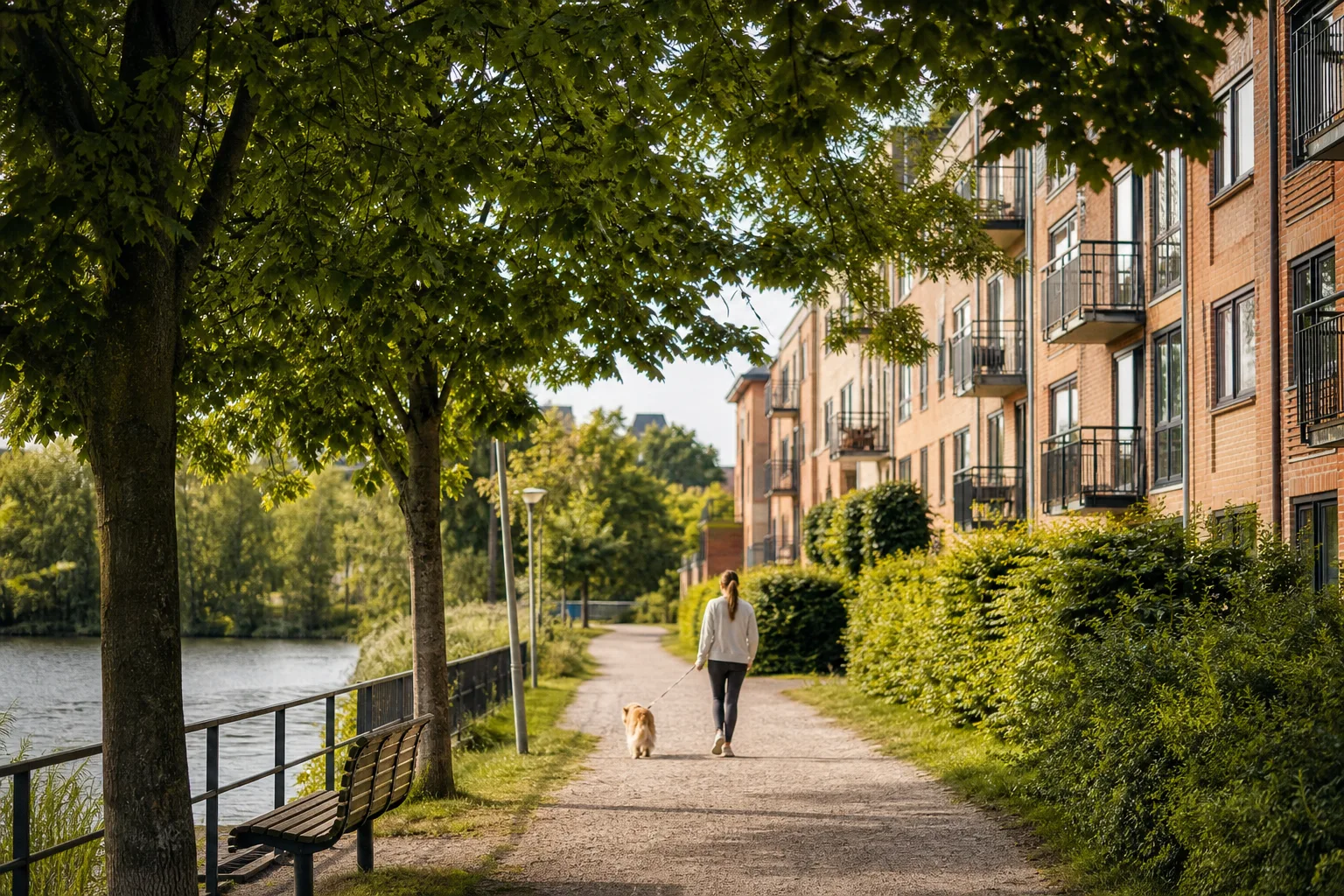 Tegelhus vid åpromenad